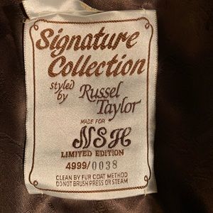 Limited edition 1960s faux fur car coat